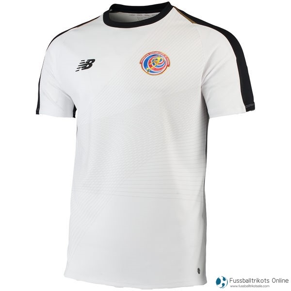 Costa Rica Trikot Auswarts 2018 Weiß Fussballtrikots Günstig